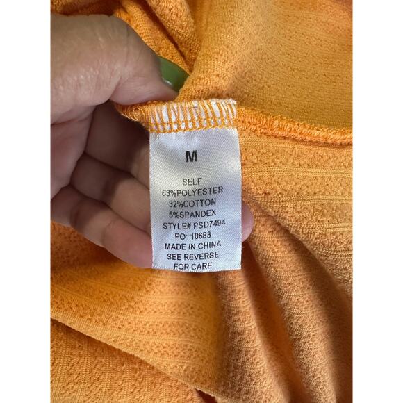 Polagram Orange Rivne Dress – Flowy Boho Style with Feminine Detail - Picture 2 of 6